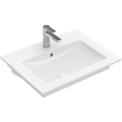 Villeroy & Boch Waschbecken Venticello 60 Cm Alpinweiß Mit Hahnloch Und Überlauf 1 Villeroy & Boch Waschbecken Venticello 60 Cm Alpinweiß Mit Hahnloch Und Überlauf