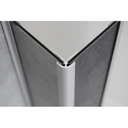 Hüppe Wandverkleidung EasyStyle BxH: 150 Cm X 255 Cm Peafowl Grau 4 Hüppe Wandverkleidung EasyStyle BxH: 150 Cm X 255 Cm Peafowl Grau – Bild 4