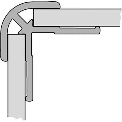 Hüppe Wandverkleidung EasyStyle BxH: 150 Cm X 255 Cm Peafowl Grau 6 Hüppe Wandverkleidung EasyStyle BxH: 150 Cm X 255 Cm Peafowl Grau – Bild 6