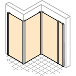 Hüppe Wandverkleidung EasyStyle BxH: 150 Cm X 255 Cm Peafowl Grau 15 Hüppe Wandverkleidung EasyStyle BxH: 150 Cm X 255 Cm Peafowl Grau -Badezimmerprodukte Geschäft 809383 2438 HPUV3RW1 22