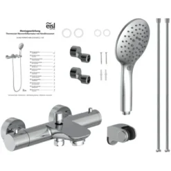 Eisl Thermostat Wannenarmatur Mit Hand-Brauseset Claudio Chrom -Badezimmerprodukte Geschäft 9002560798961 2759 5