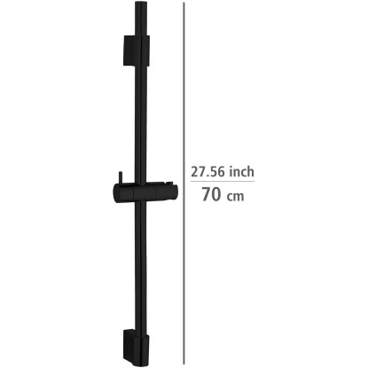 Wenko Duschstange Classic Schwarz 70 Cm 4 Wenko Duschstange Classic Schwarz 70 Cm – Bild 4