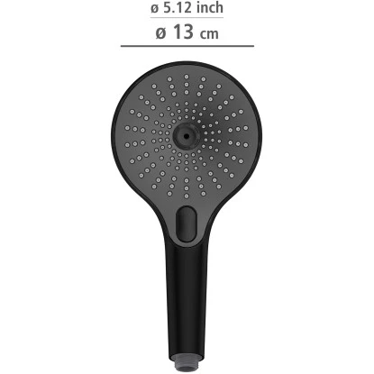 Wenko Duschkopf Ultimate Shower Schwarz/Grau Ø 13 Cm 8 Wenko Duschkopf Ultimate Shower Schwarz/Grau Ø 13 Cm – Bild 8