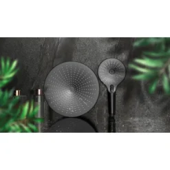 Wenko Duschkopf Ultimate Shower Schwarz/Grau Ø 13 Cm 37 Wenko Duschkopf Ultimate Shower Schwarz/Grau Ø 13 Cm -Badezimmerprodukte Geschäft 903405 1068 18