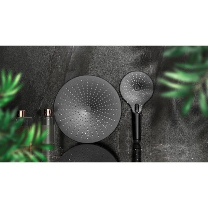 Wenko Duschkopf Ultimate Shower Schwarz/Grau Ø 13 Cm 18 Wenko Duschkopf Ultimate Shower Schwarz/Grau Ø 13 Cm – Bild 18