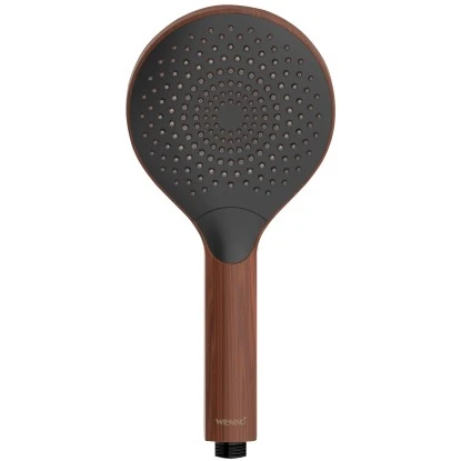 Wenko Duschkopf Watersaving Wood Ø 12 Cm 1 Wenko Duschkopf Watersaving Wood Ø 12 Cm