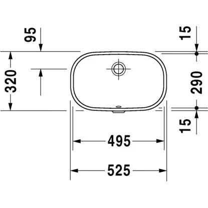 Duravit Einbauwaschbecken D-Code 52,5 Cm Mit Überlauf 2 Duravit Einbauwaschbecken D-Code 52,5 Cm Mit Überlauf – Bild 2