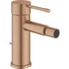 Grohe Einhand-Bidetbatterie Essence Warm Sunset Gebürstet