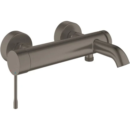 Grohe Einhand-Wannenbatterie Essence Hard Graphite Gebürstet 1 Grohe Einhand-Wannenbatterie Essence Hard Graphite Gebürstet
