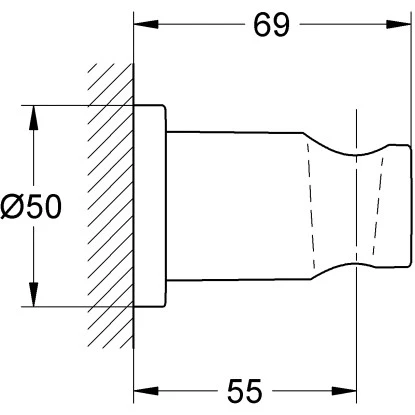 Grohe Handbrausehalter Rainshower Warm Sunset 2 Grohe Handbrausehalter Rainshower Warm Sunset – Bild 2