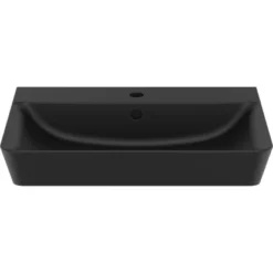 Ideal Standard Waschtisch Connect Air 60x46 Cm 1 Hahnloch Mit Überlauf Schwarz -Badezimmerprodukte Geschäft 9802745 3049 3