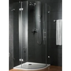 Schulte Runddusche Davita 3-teilig Echtglas Chrom