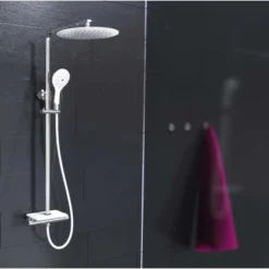 Eisl Überkopfbrause-Set Grande Vita Mit Thermostatablage Chrom-Weiß 7 Eisl Überkopfbrause-Set Grande Vita Mit Thermostatablage Chrom-Weiß -Badezimmerprodukte Geschäft esetgrandevitachromweiss 3