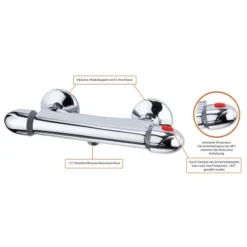 Eisl VITAL Thermostat Duscharmatur Chrom -Badezimmerprodukte Geschäft italmitverbrhschutzchrom 3