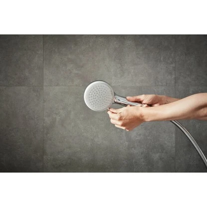 Hansgrohe Handbrause Croma 100 Vario Mit 4 Strahlarten Chrom 5 Hansgrohe Handbrause Croma 100 Vario Mit 4 Strahlarten Chrom – Bild 5