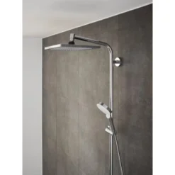 Hansgrohe Duschsystem Crometta E 240 Mm Mit Thermostat Weiß-Chrom -Badezimmerprodukte Geschäft ower Arm 3124 27271000 tif