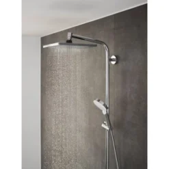 Hansgrohe Duschsystem Crometta E 240 Mm Mit Thermostat Weiß-Chrom -Badezimmerprodukte Geschäft ower Arm 3129 27271000 tif