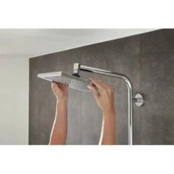 Hansgrohe Duschsystem Crometta E 240 Mm Mit Thermostat Weiß-Chrom -Badezimmerprodukte Geschäft t Modell 1264 27271000 tif