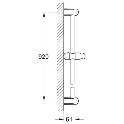 Grohe Brausestange Tempesta 900 Mm 2 Grohe Brausestange Tempesta 900 Mm – Bild 2